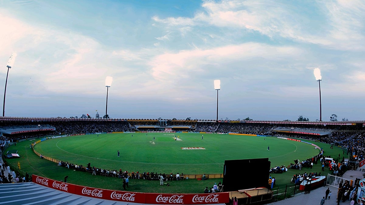 Photo: X | @Crichardpics : Pakistan's Gaddafi Stadium in 1996.